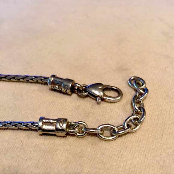 Retired Vintage HTF Brighton heart bar chocker necklace - Picture 7 of 12